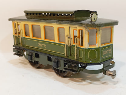 Märklin Spur 0 Straßenbahn 13070 und 13072 Anhänger (73439)