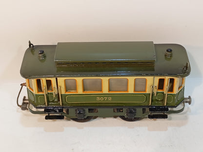 Märklin Spur 0 Straßenbahn 13070 und 13072 Anhänger (73439)