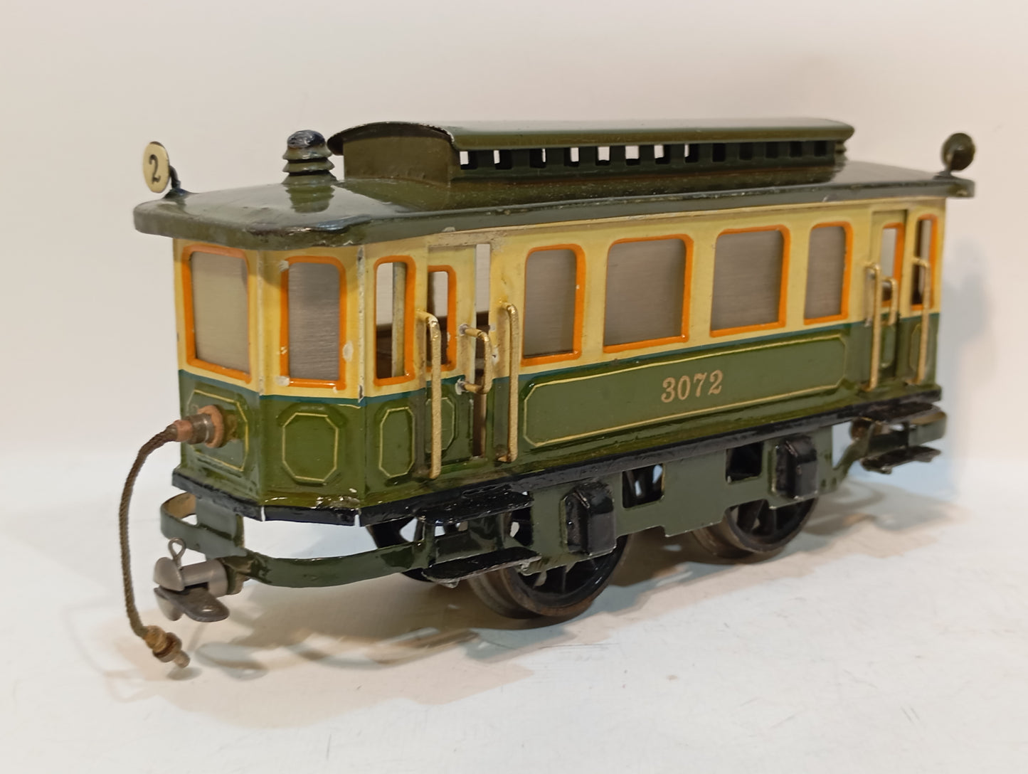 Märklin Spur 0 Straßenbahn 13070 und 13072 Anhänger (73439)
