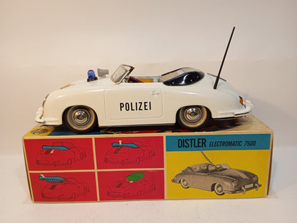Distler Porsche 7500 Electro Matic belgische Polizei Version im Originalkarton (73419)