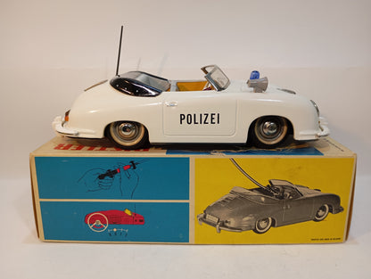 Distler Porsche 7500 Electro Matic belgische Polizei Version im Originalkarton (73419)