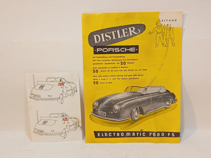 Distler Porsche 7500 Electro Matic belgische Polizei Version im Originalkarton (73419)