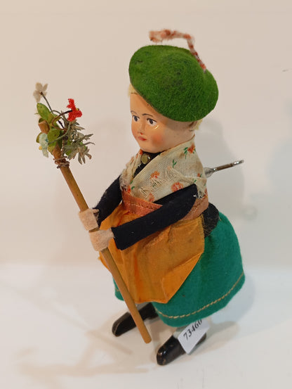 Schuco Traditional Costume Woman with Cane (73460)