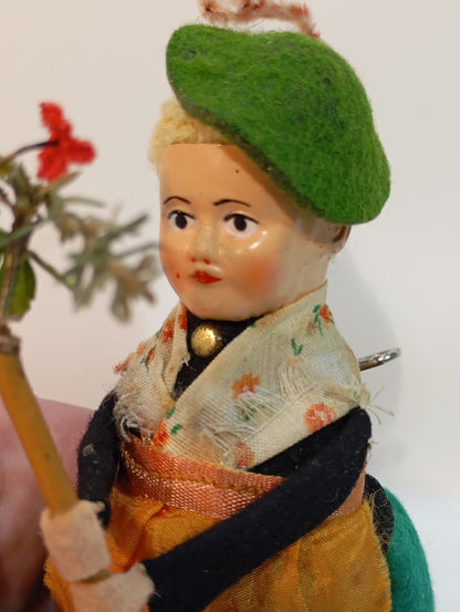 Schuco Traditional Costume Woman with Cane (73460)