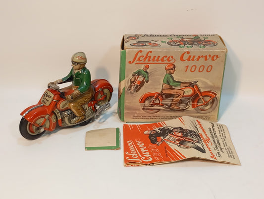 Schuco Curvo Motorrad Nr.1000 im Originalkarton (73296)