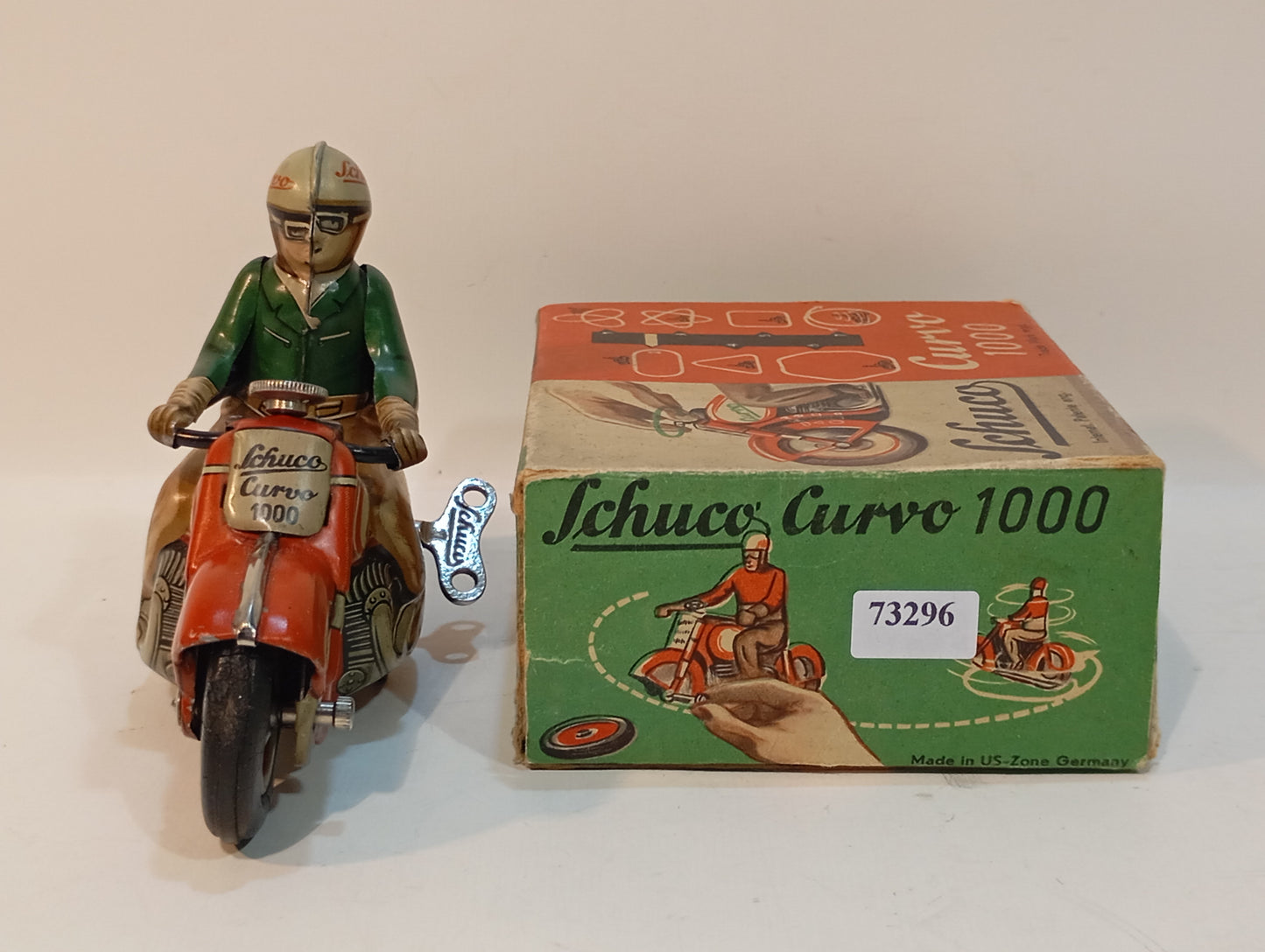 Schuco Curvo Motorrad Nr.1000 im Originalkarton (73296)
