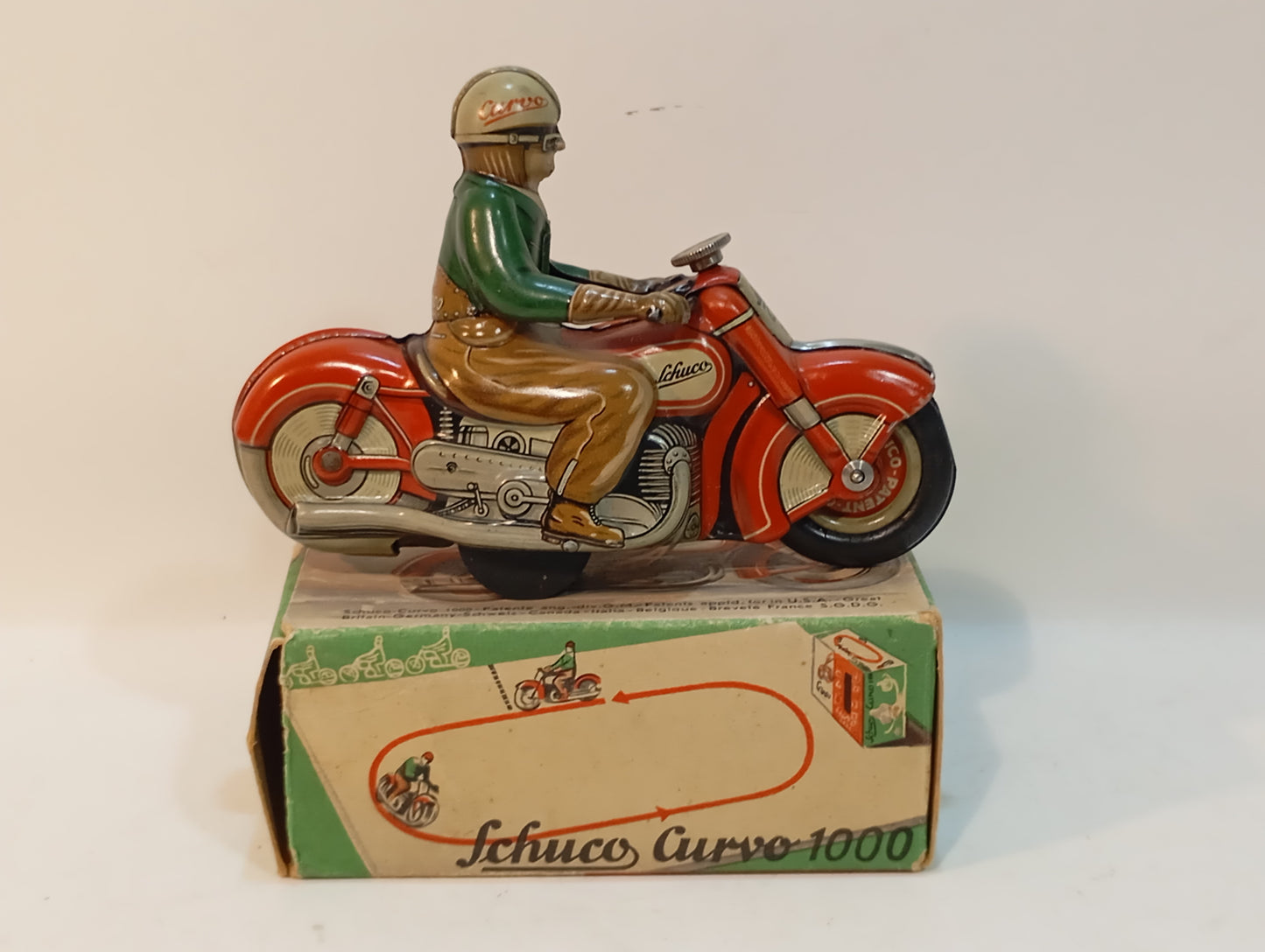 Schuco Curvo Motorrad Nr.1000 im Originalkarton (73296)