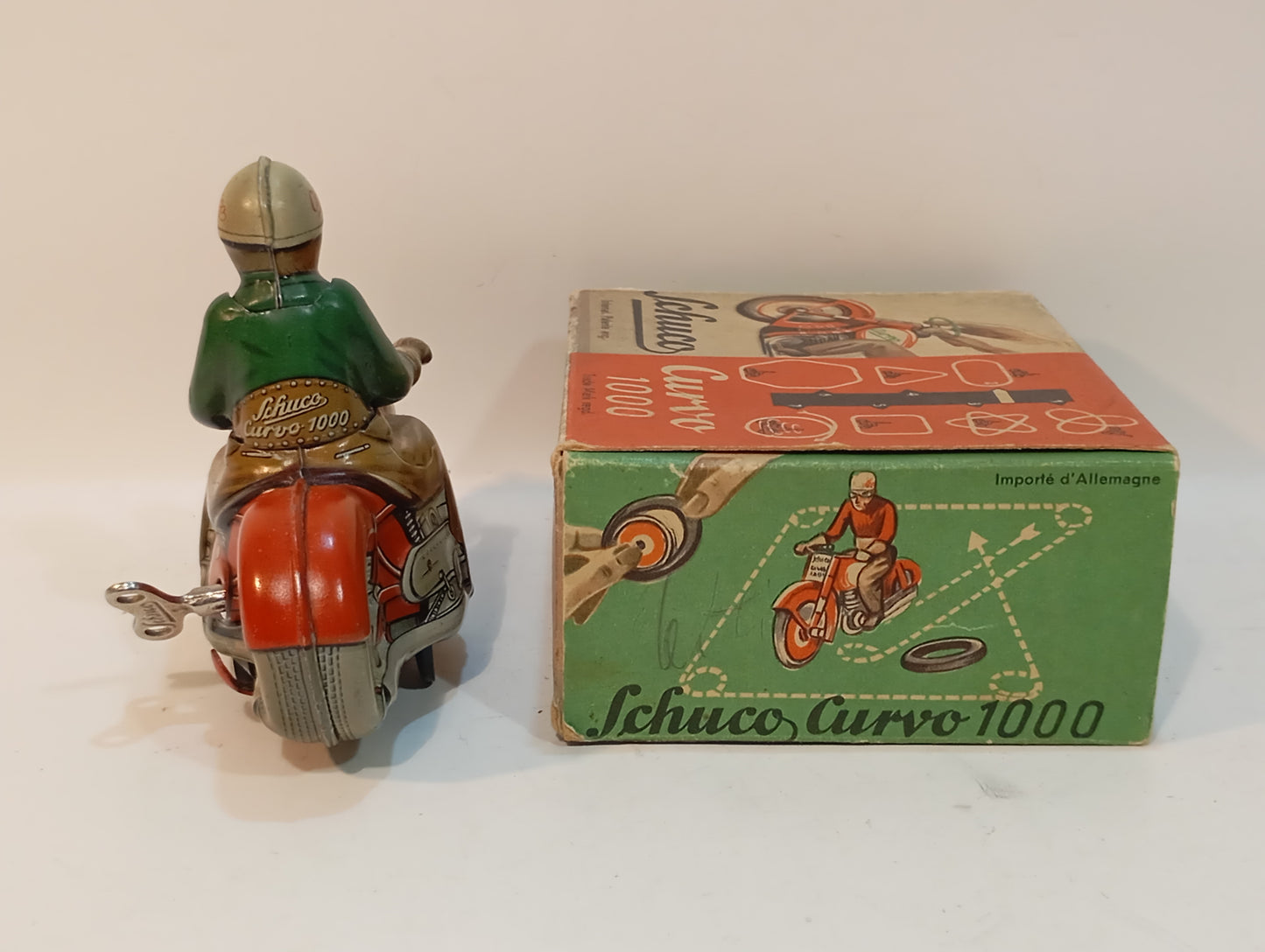 Schuco Curvo Motorrad Nr.1000 im Originalkarton (73296)