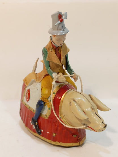 Lehmann No. 500 dancing pig in original box (73573)