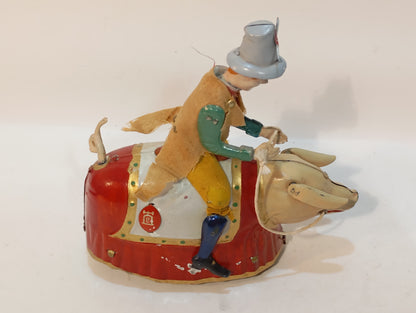 Lehmann No. 500 dancing pig in original box (73573)
