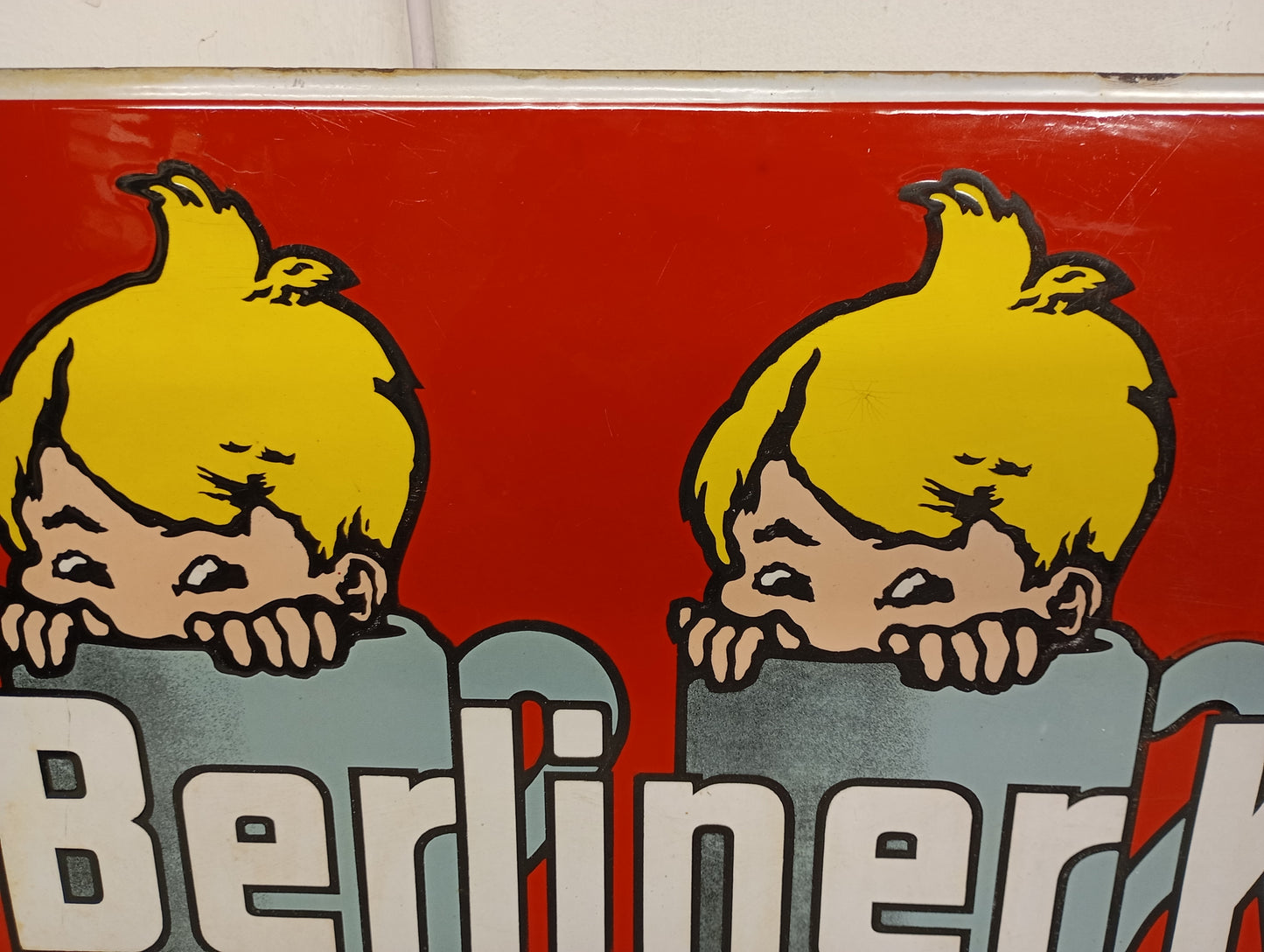 Emailschild Berliner Kindl Flaschenbiere (72362)