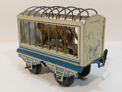 Zwei Issmayer Spur 0 Zirkus Tiertransport Wagen (73627)