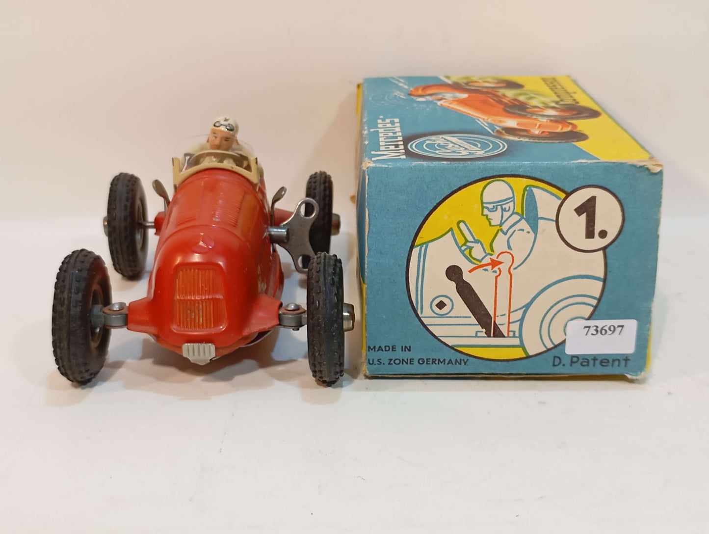 Gescha Mercedes Kompressor Wagen im Originalkarton (73697)