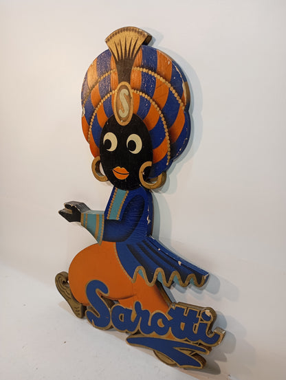 Sarotti AG Berlin Tempelhof Holz Werbeträgerfigur (73723)