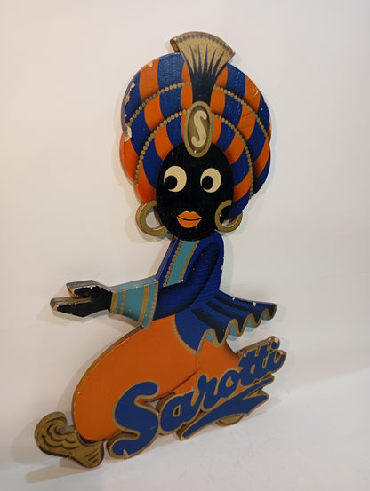 Sarotti AG Berlin Tempelhof Holz Werbeträgerfigur (73723)