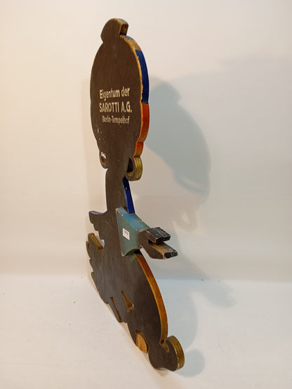 Sarotti AG Berlin Tempelhof Holz Werbeträgerfigur (73723)