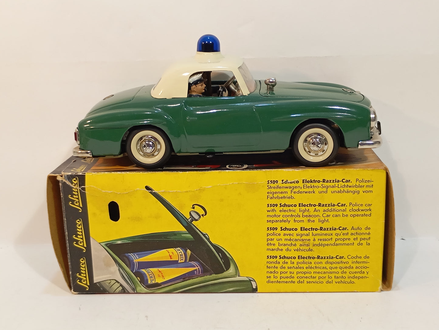 Schuco 5509 Razzia Car im Originalkarton (73440)
