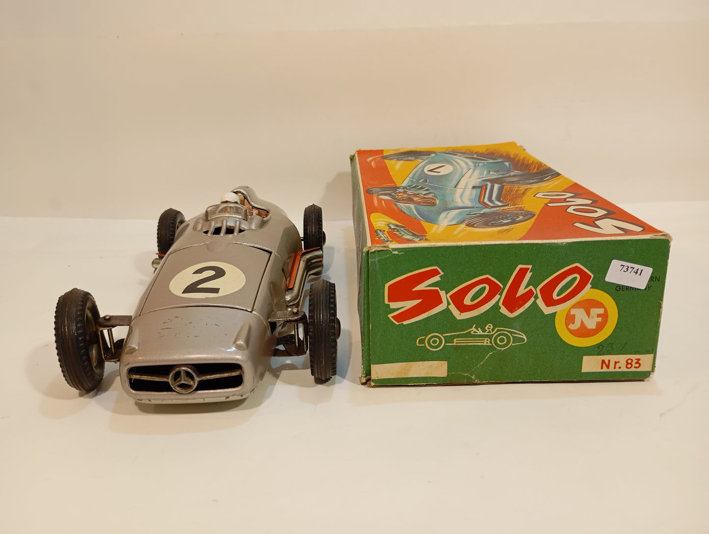 JNF Solo Rennwagen Mercedes Nr. 83 im Originalkarton (73741)