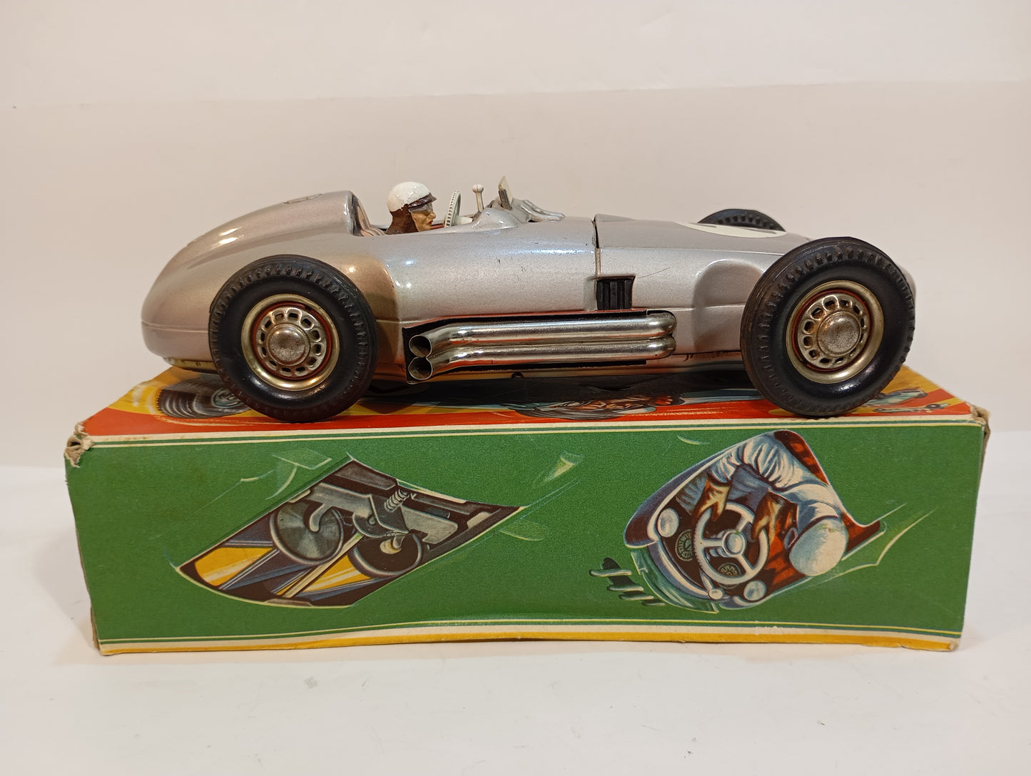 JNF Solo Rennwagen Mercedes Nr. 83 im Originalkarton (73741)