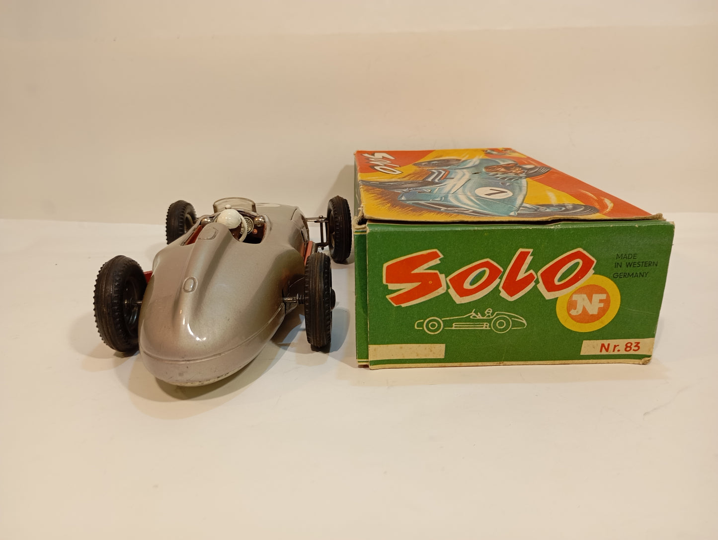 JNF Solo Rennwagen Mercedes Nr. 83 im Originalkarton (73741)