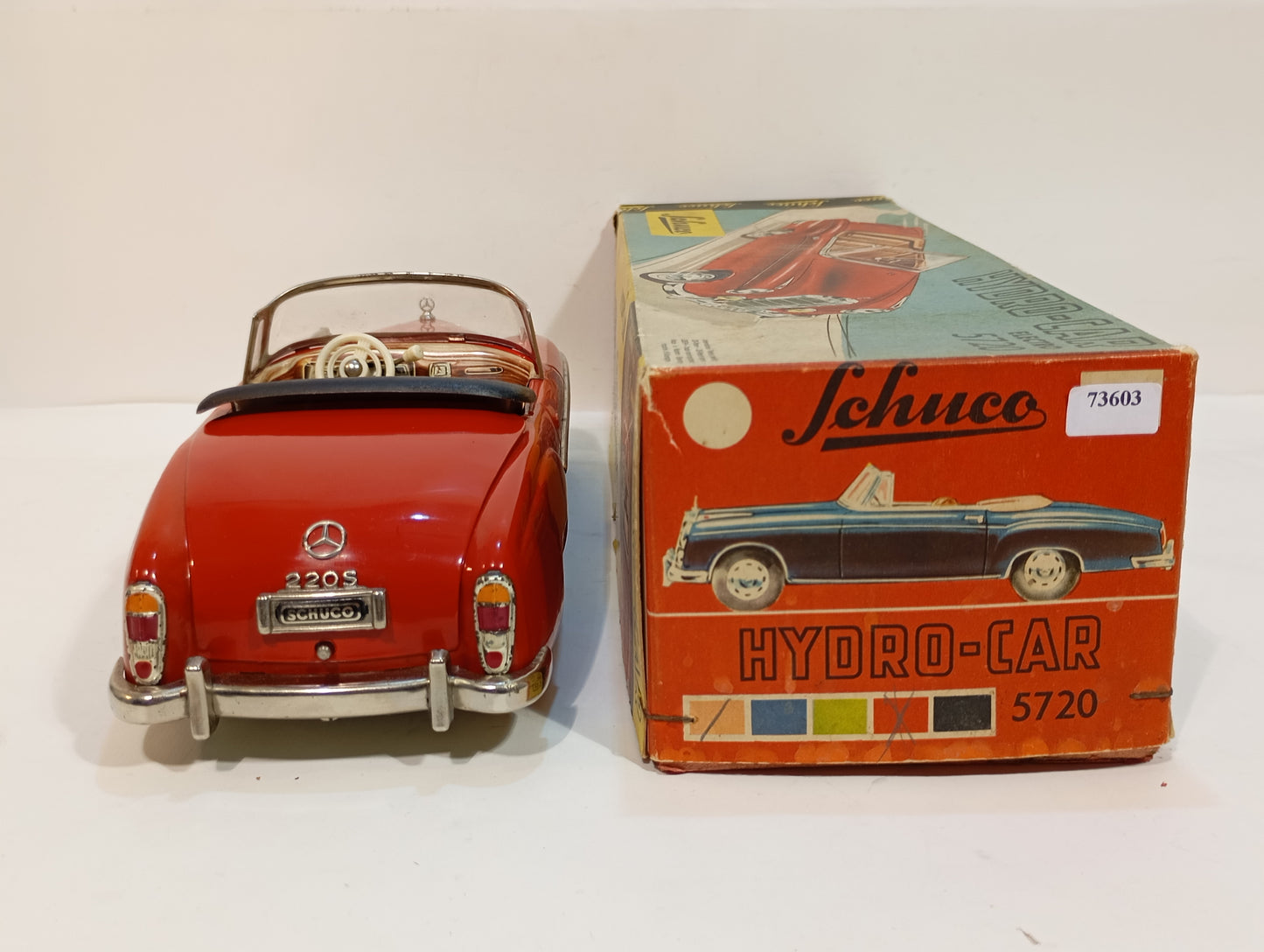 Schuco 5720 Hydro Car 220S Ponton Mercedes in original box (73603)