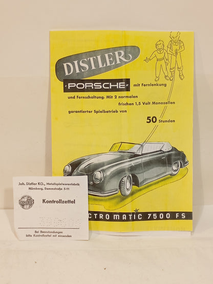 Distler Porsche 356 Electromatic im Originalkarton (72734)