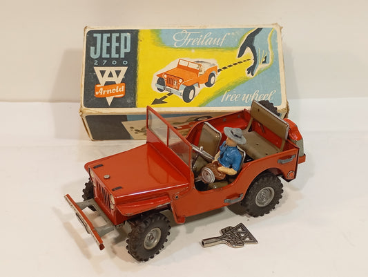 Arnold Jeep 2700 Zivilversion rot im Originalkarton (73662)