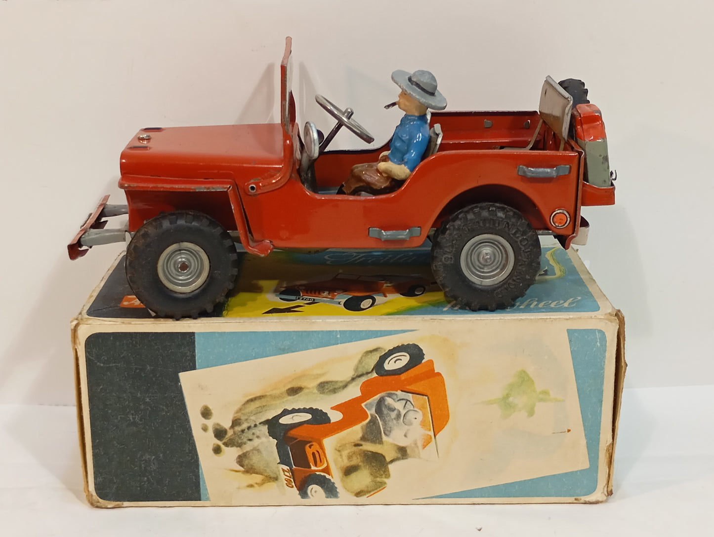 Arnold Jeep 2700 Zivilversion rot im Originalkarton (73662)