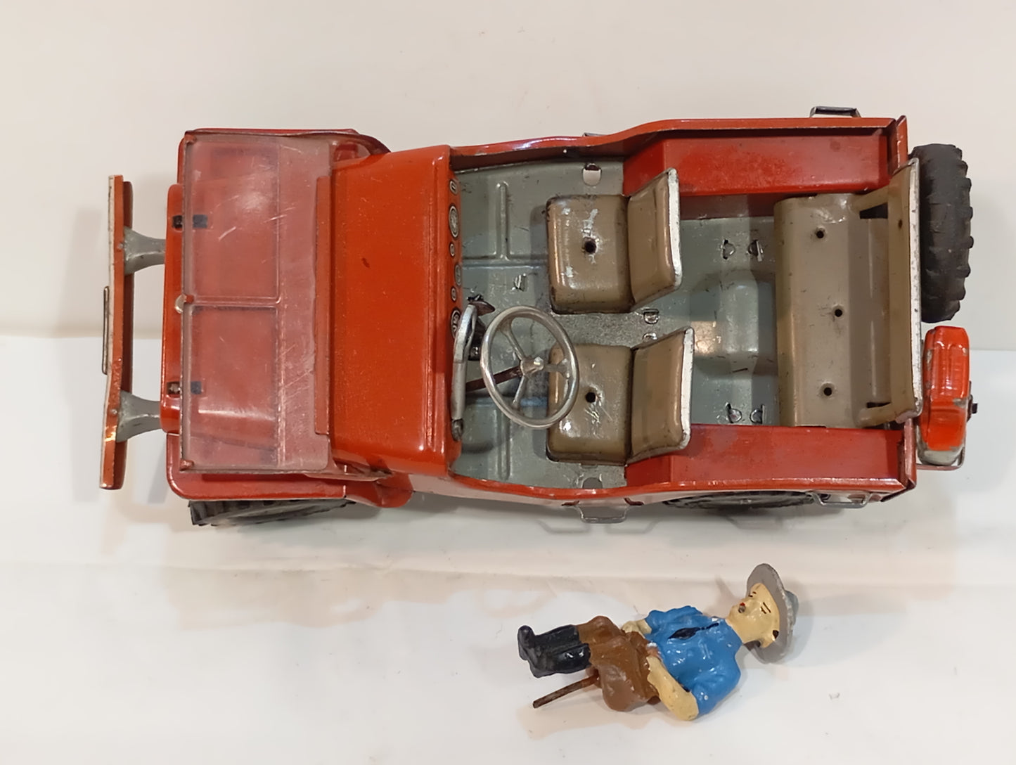 Arnold Jeep 2700 Zivilversion rot im Originalkarton (73662)