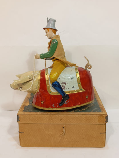 Lehmann No. 500 dancing pig in original box (73573)