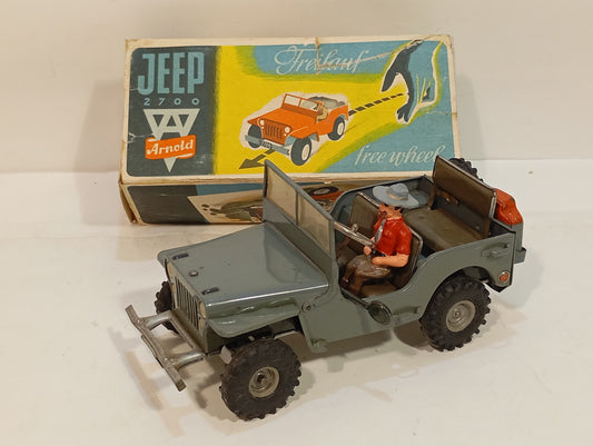 Arnold Jeep grau 2700 im Originalkarton (73902)