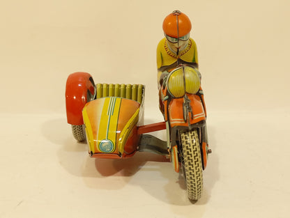 Tippco Nr. 58 rotes Motorrad-Renngespann (73918)