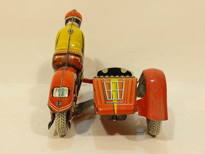 Tippco Nr. 58 rotes Motorrad-Renngespann (73918)