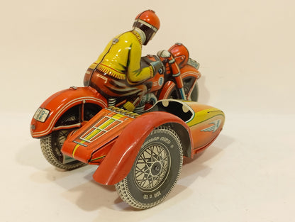 Tippco Nr. 58 rotes Motorrad-Renngespann (73918)