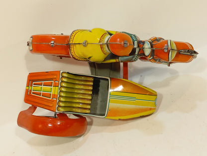 Tippco Nr. 58 rotes Motorrad-Renngespann (73918)