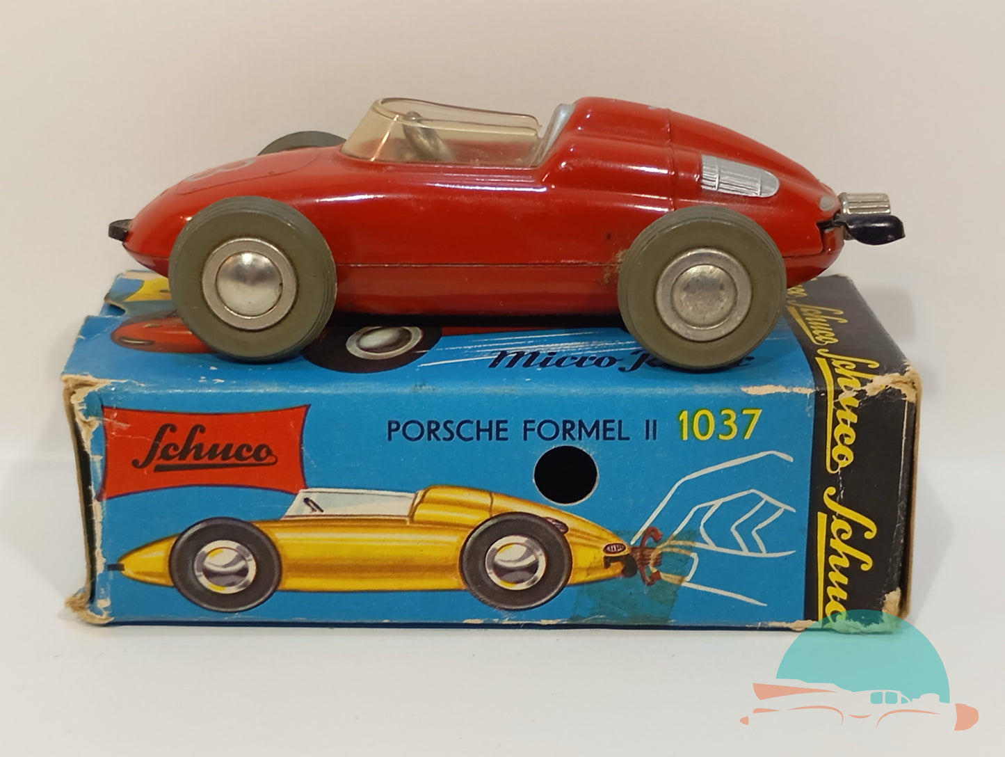Schuco 1037 Porsche Formel 2 Rennwagen in Originalkarton (74095)