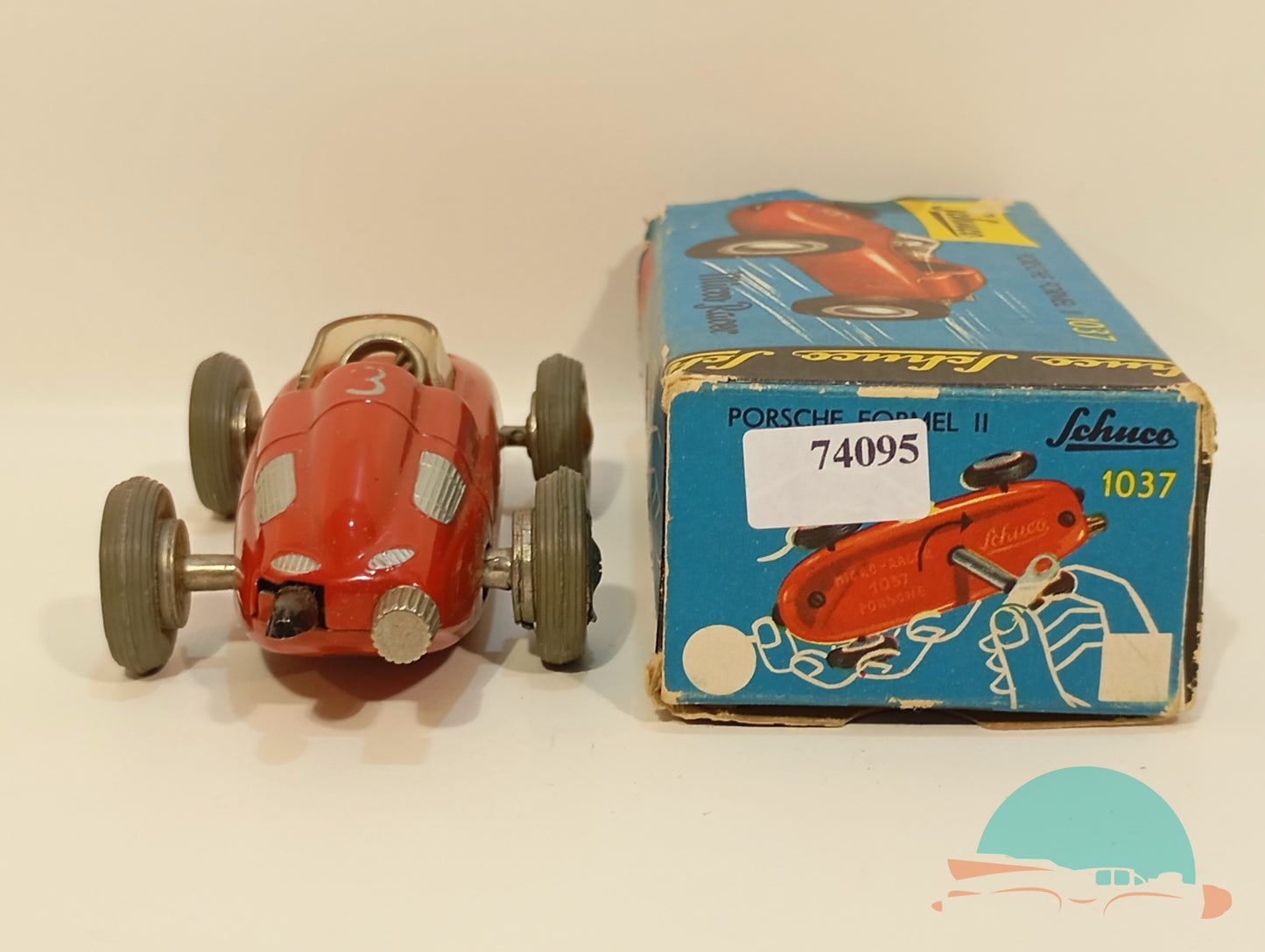 Schuco 1037 Porsche Formel 2 Rennwagen in Originalkarton (74095)