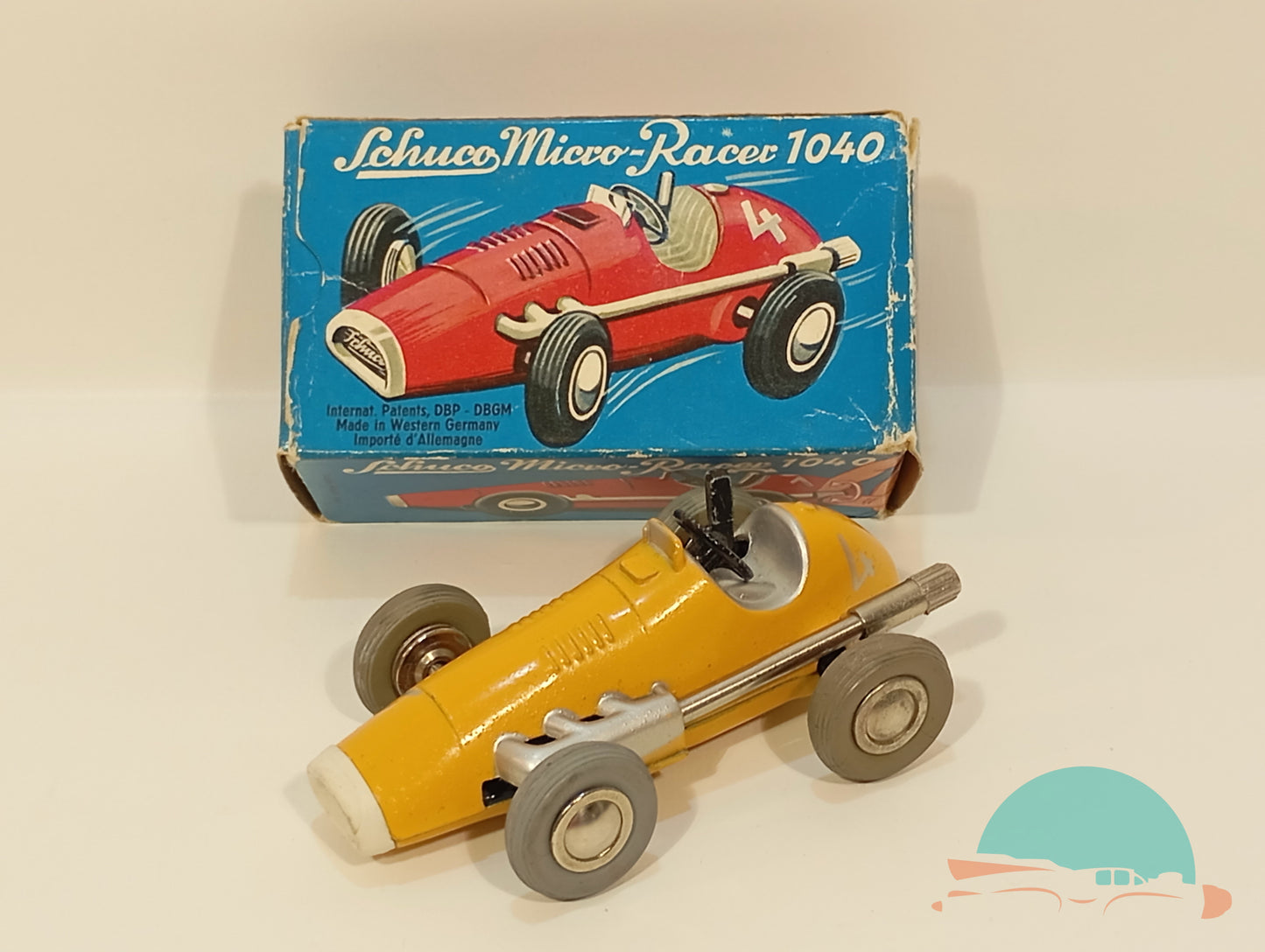 Schuco 1040 Ferrari Microracer in originaler Bildbox (74097)