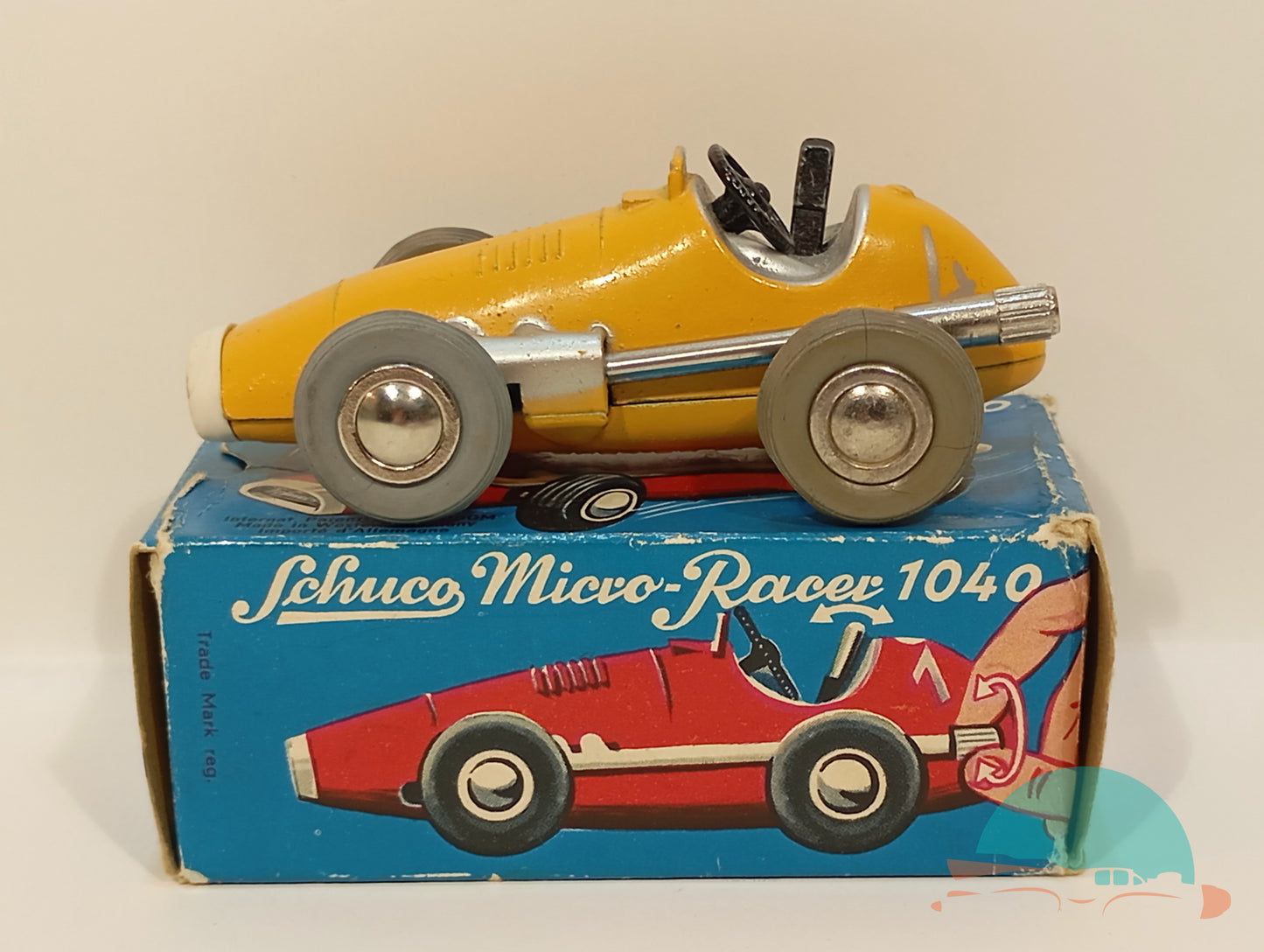Schuco 1040 Ferrari Microracer in originaler Bildbox (74097)