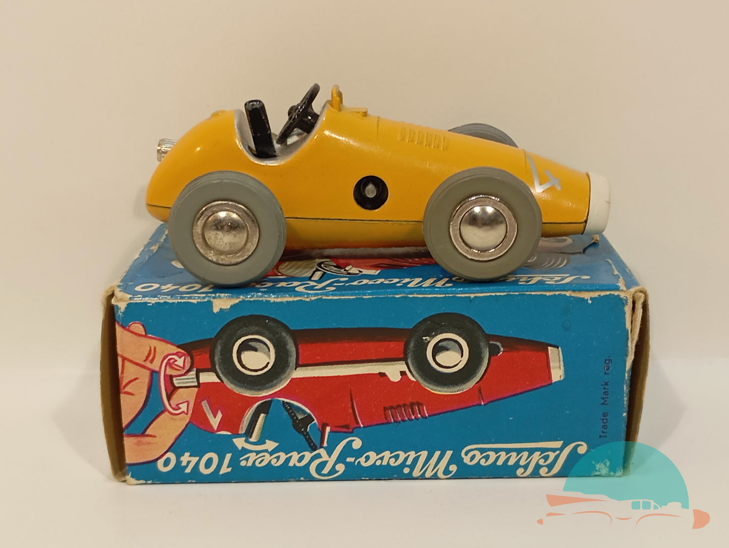 Schuco 1040 Ferrari Microracer in originaler Bildbox (74097)