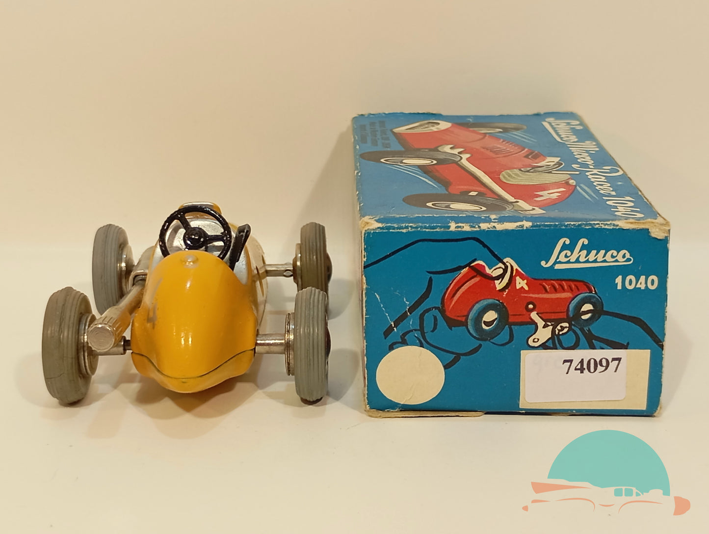 Schuco 1040 Ferrari Microracer in originaler Bildbox (74097)