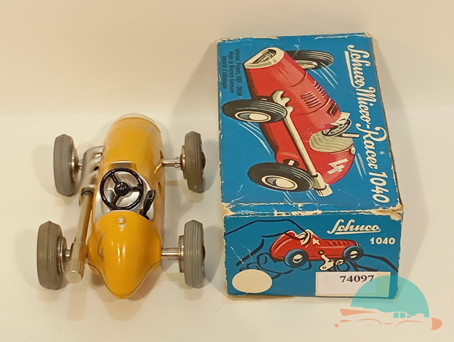 Schuco 1040 Ferrari Microracer in originaler Bildbox (74097)