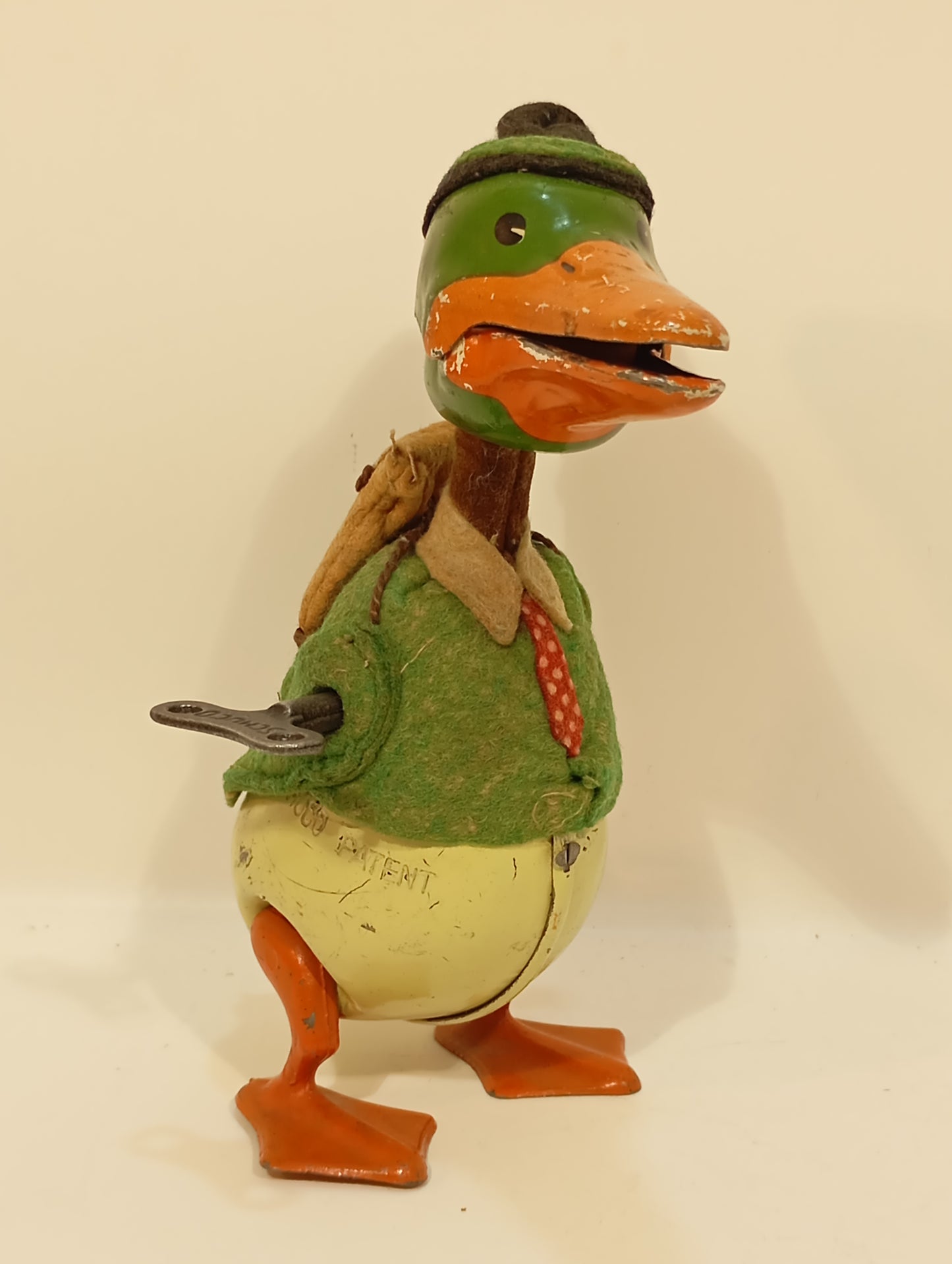 Schuco Donald Duck grün Nr. 495 mit Rucksack von 1937 (74123)