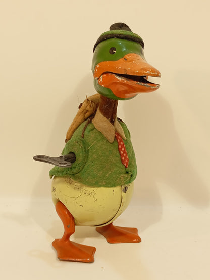 Schuco Donald Duck grün Nr. 495 mit Rucksack von 1937 (74123)