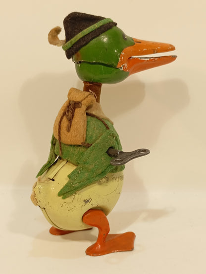 Schuco Donald Duck grün Nr. 495 mit Rucksack von 1937 (74123)