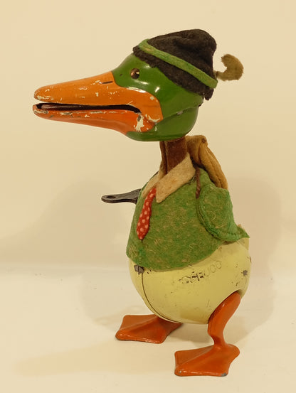 Schuco Donald Duck grün Nr. 495 mit Rucksack von 1937 (74123)