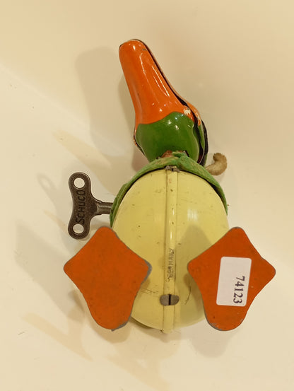 Schuco Donald Duck grün Nr. 495 mit Rucksack von 1937 (74123)