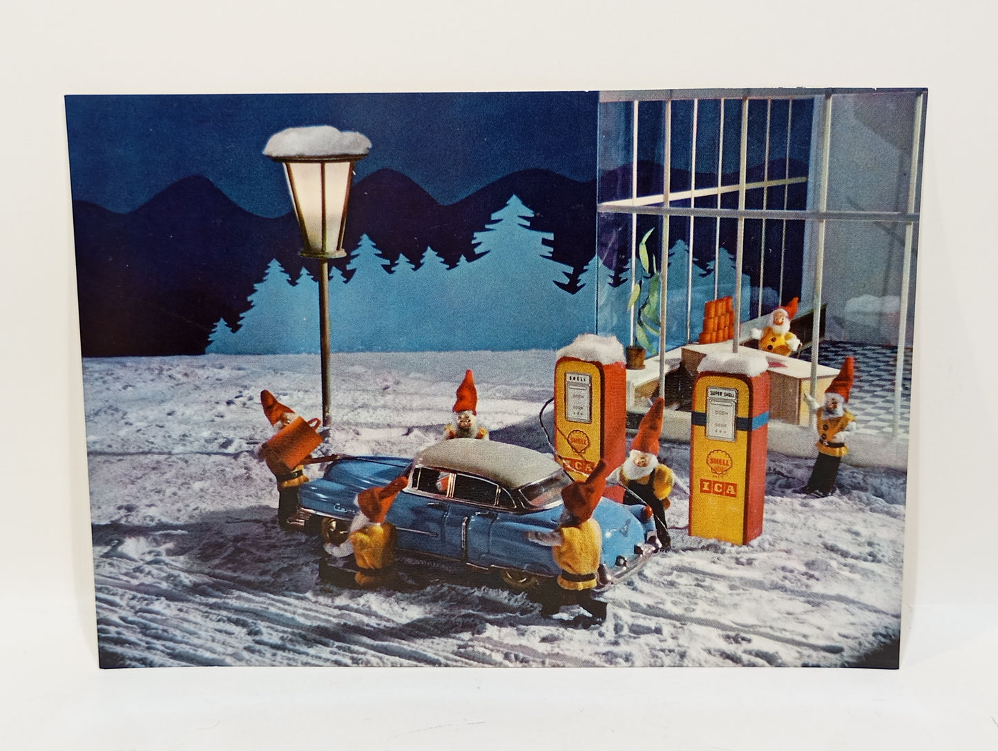 ICA Shell originale Weihnachtskarte von 1959 (74133)