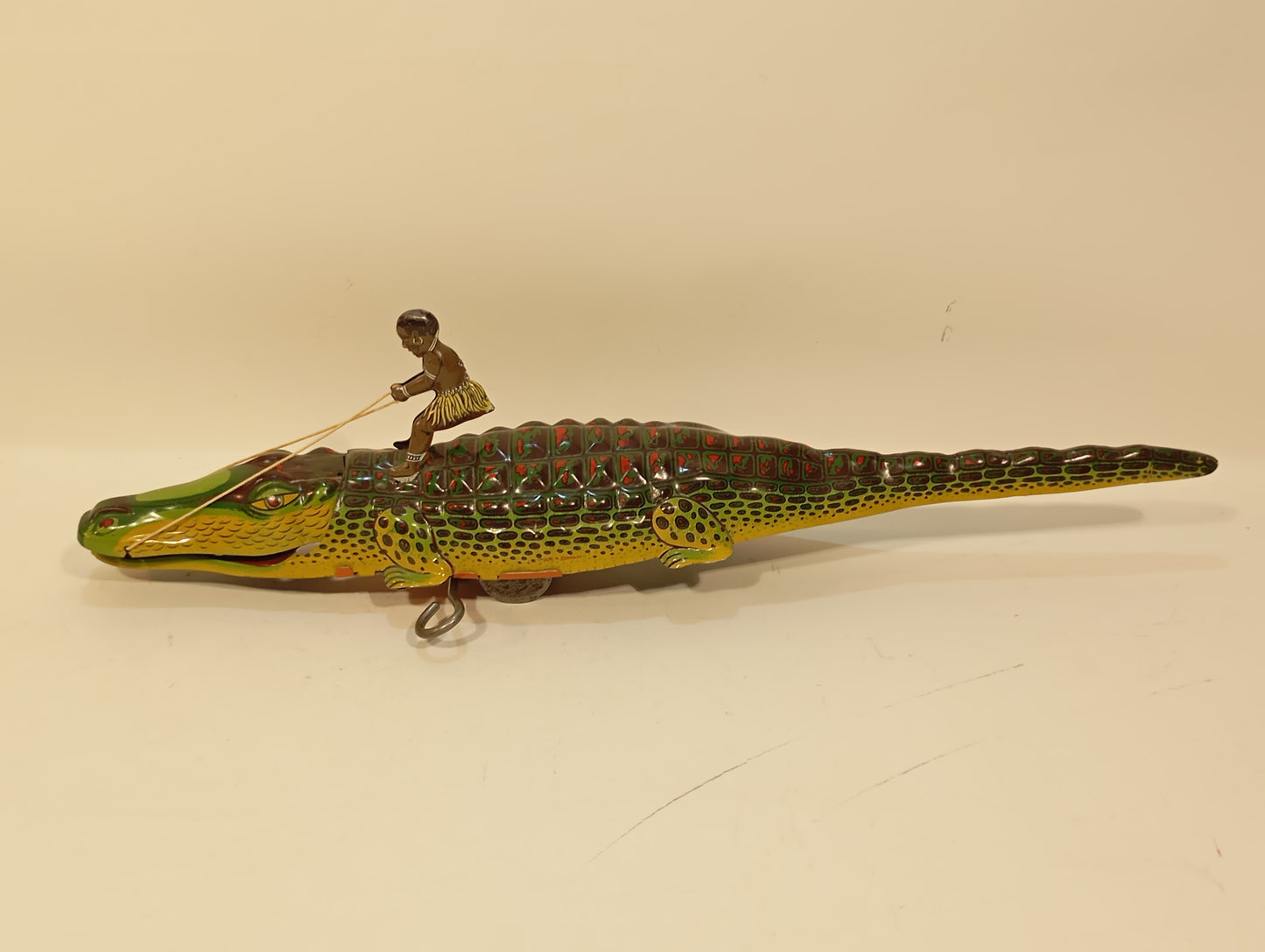 Technofix Krokodil 208M mit afrikanischer Figur (74223)