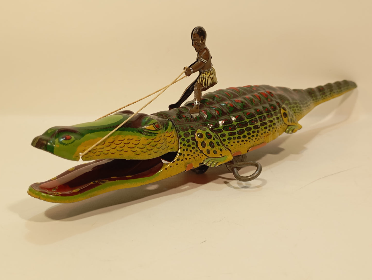 Technofix Krokodil 208M mit afrikanischer Figur (74223)